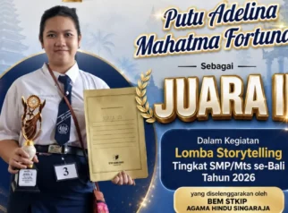 Spenpraja Raih Juara 2 Lomba Story Telling Tingkat SMP se-Bali 2026 LPP RRI