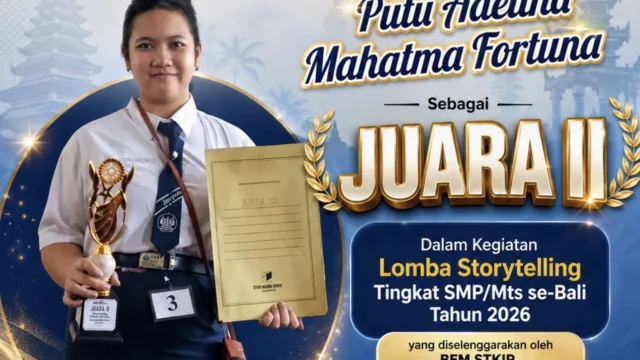 Spenpraja Raih Juara 2 Lomba Story Telling Tingkat SMP se-Bali 2026 LPP RRI