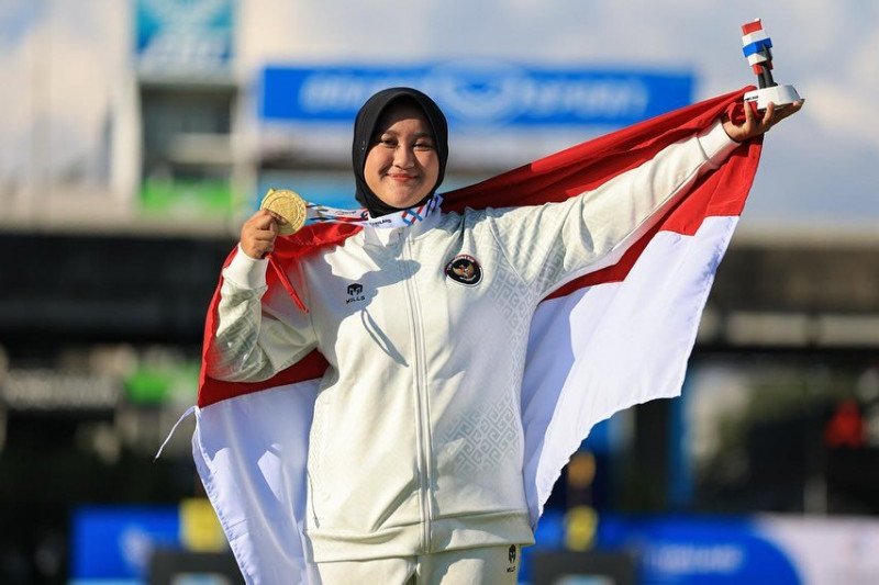 Srikandi Asal Semarang Ini Persembahkan Medali Emas Pertama Panahan Sepanjang Sejarah Asian Games