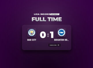 Hasil Liga Inggris: Brighton Hove Tundukkan Man City 1-0 di Etihad Stadium